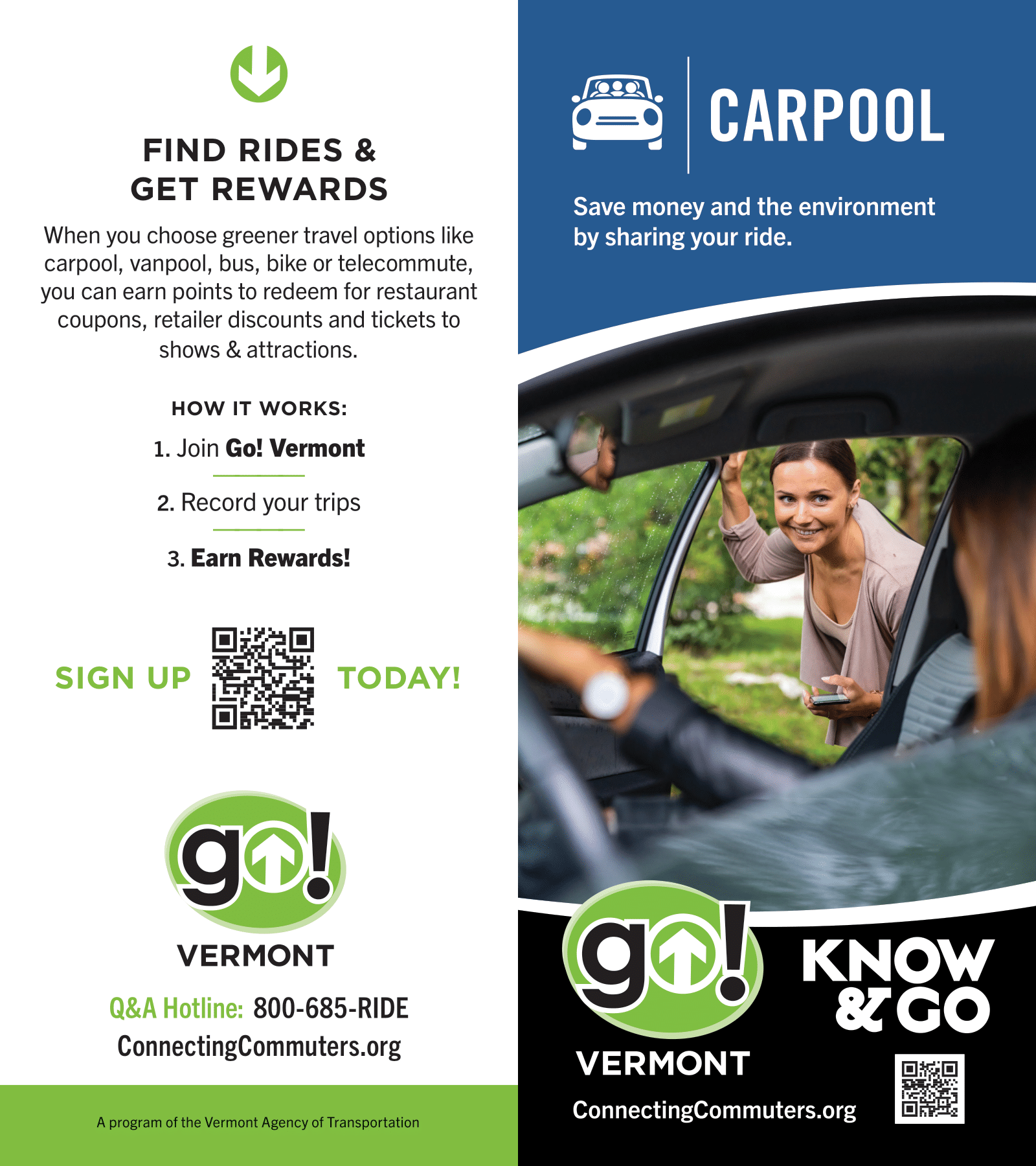 Carpool Rack Card - 2025